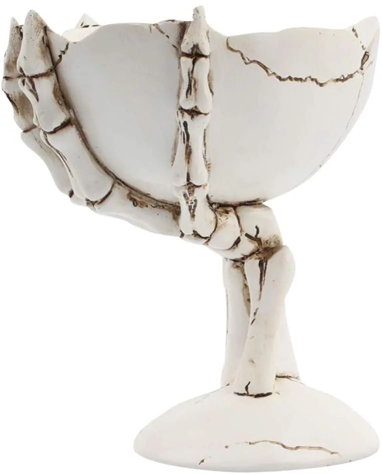 Wallabout Skeleton Hands Candy Holder Halloween Skull Candy Bowl Flower Pot Plant Holder Office P... | Walmart (US)