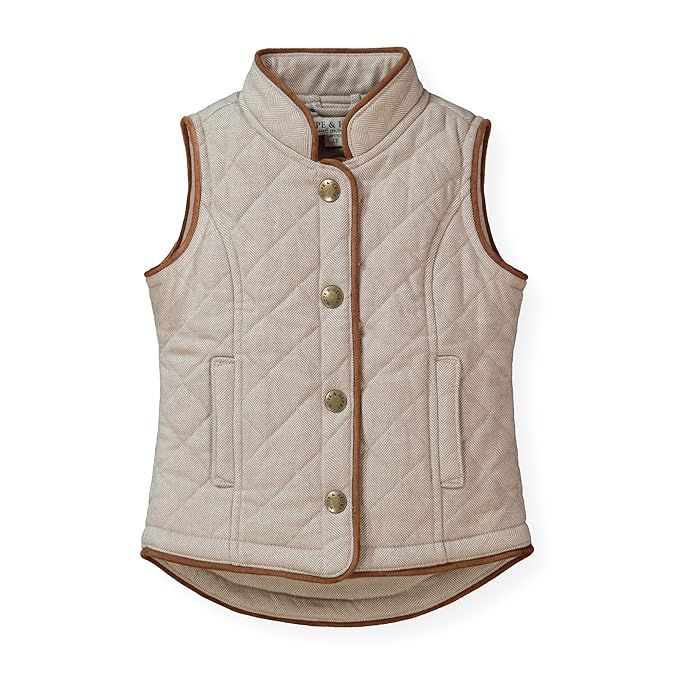 Hope & Henry Girls' Quilted Riding Vest with Snap Front | Amazon (US)