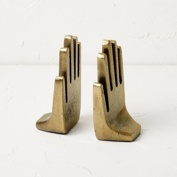Brass Hands Bookends - Opalhouse™ designed with Jungalow™ | Target