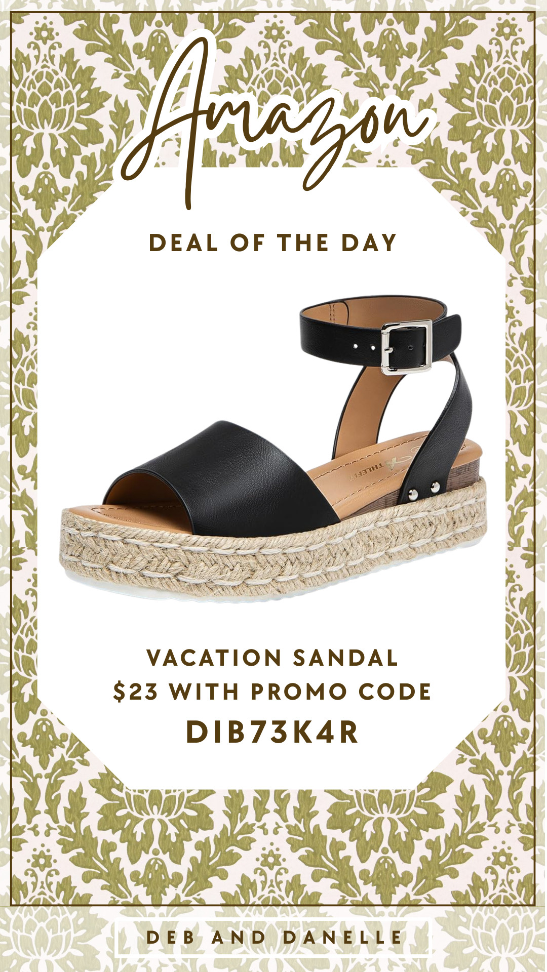 If you have an upcoming vacation, here is a great deal on these Athlefit platform sandals on Amazon. I have a variation of these sandals in a different color.  

 #LTKSeasonal #LTKSaleAlert #LTKTravel