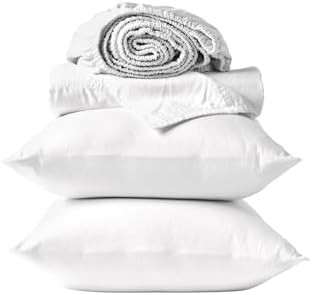 Coyuchi Classic Organic Sateen Sheet Set - 100% GOTS Certified Organic Cotton 4-Piece Bedding Set... | Amazon (US)