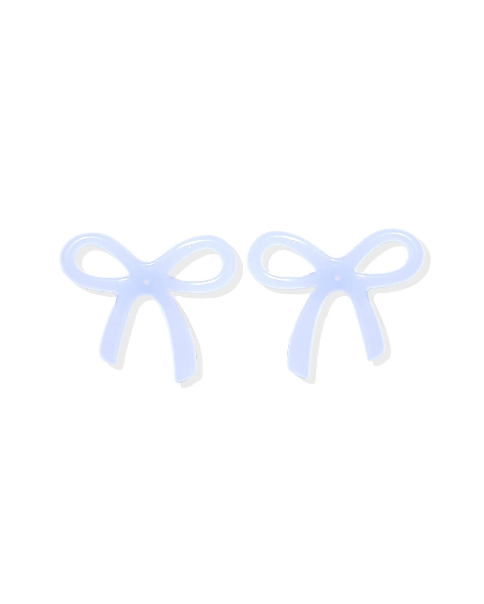 Kylie Bow Acetate Earrings - Lavender Haze | LINNY CO LLC