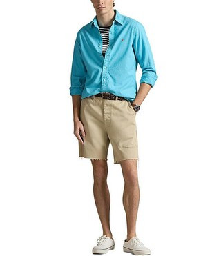 Polo Ralph Lauren Solid Garment-Dye Oxford Classic Fit Long Sleeve Woven Shirt | Dillard's | Dillard's