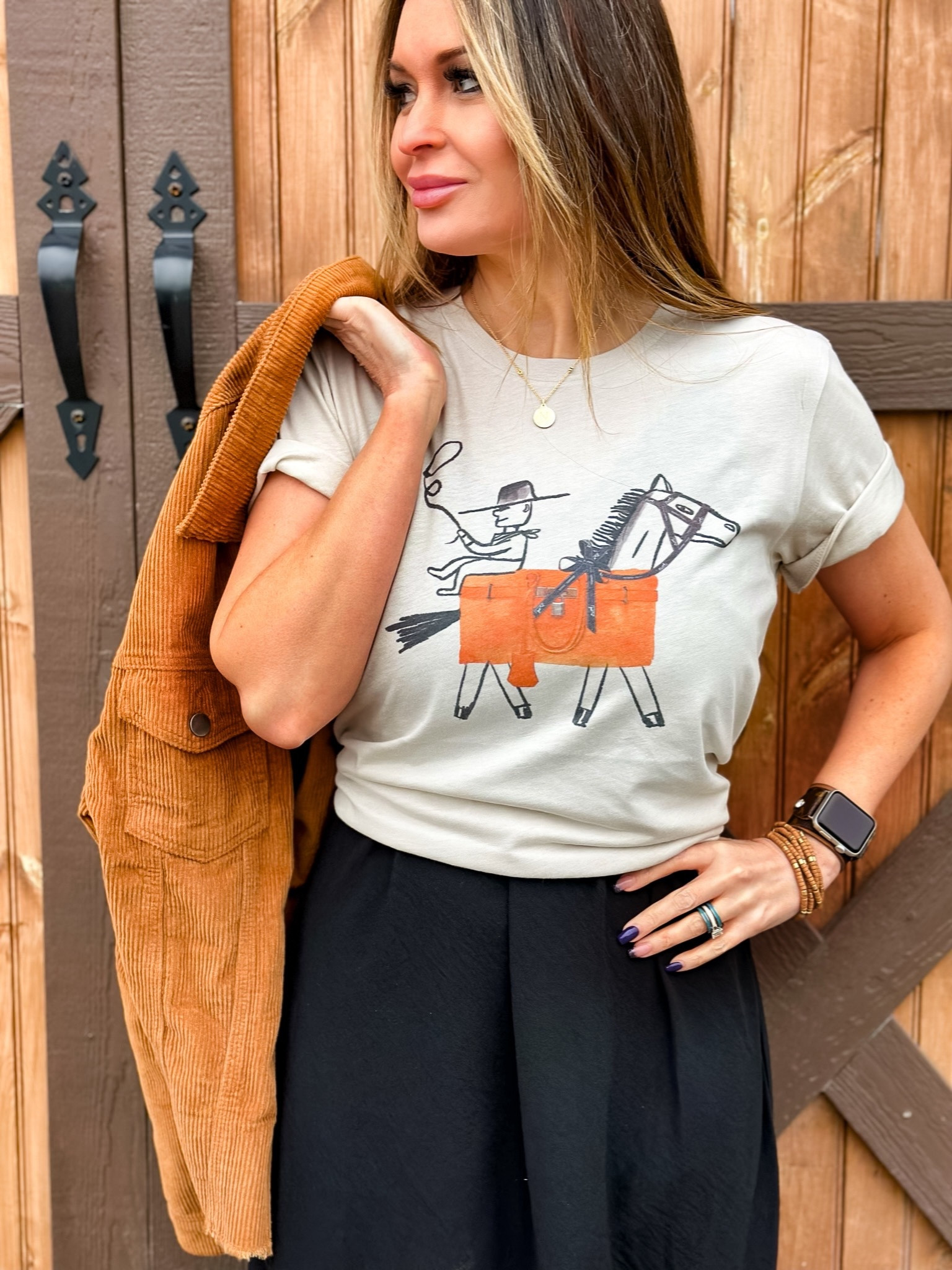 𝐍𝐞𝐯𝐞𝐫 𝐃𝐨𝐧𝐞!! 🐴🤠

With my @sassyqueenboutique western tees! Seriously, I have one for every occasion. Dress them up or down. I’m obsessed! 😍

𝐒𝐚𝐯𝐞 𝐔𝐬𝐢𝐧𝐠 𝐌𝐲 𝐂𝐨𝐝𝐞!
🏷 Code “Nonnie10”

𝑺𝒉𝒐𝒑 𝑯𝒆𝒓𝒆!
🔽🔽🔽🔽🔽🔽🔽🔽🔽🔽

https://www.shopsassyqueen.com/?ref=NONNIE10


I’ve linked more of my favorites on my LTK ➡️
www.liketoknow.it/NonnieIsMyName 

How to shop my looks!
✨Download the FREE LIKEtoKNOW.it app
✨Follow me: nonnieismyname ✨Screenshot any photo for instant access to my LTK finds!

#influencer #bloggersofinstagram #graphictee #sassyqueen #graphicshirt #sale 
 #LTK #fashioninsta #fashion #fashionover40  #Model #instagood  #beauty #Instablogger #hair #petitestyle #trends #Boho #classics #iconic #ootd #dailyinspo #westerntees #westernstyle #westernwear #westerngraphics #countryconcert #springtee #spring #springfashion 

#LTKFind #LTKunder50 #LTKstyletip
