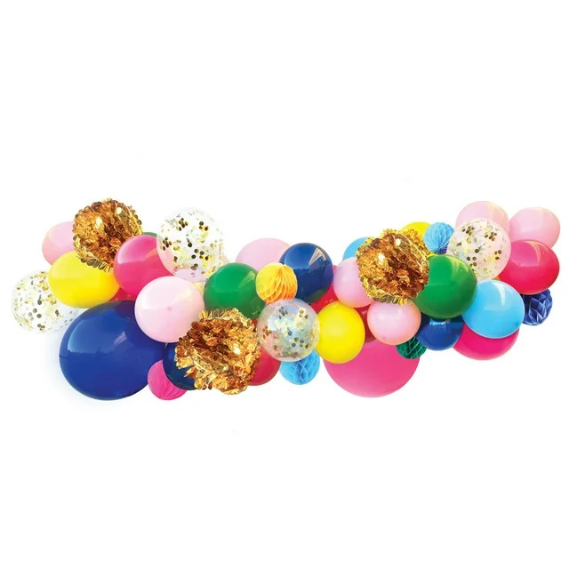 Packed Party Balloon Garland Kit,42 Pieces, Latex Multi-Color, 'Life of the Party' | Walmart (US)
