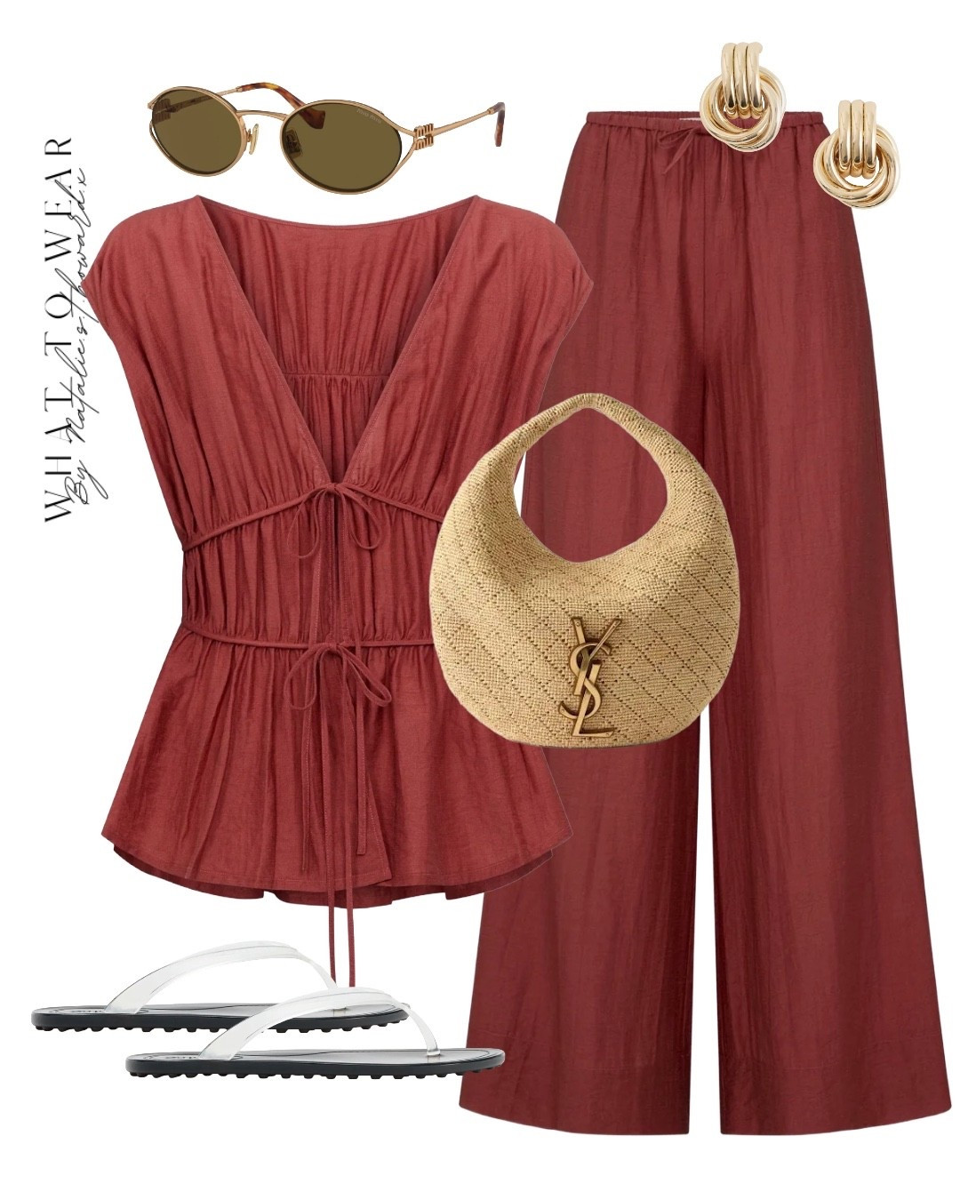 The most gorgeous linen set. This is perfect for holiday. Love it paired with a raffia bag and the transparent jelly sandals

#LTKuk #LTKsummer