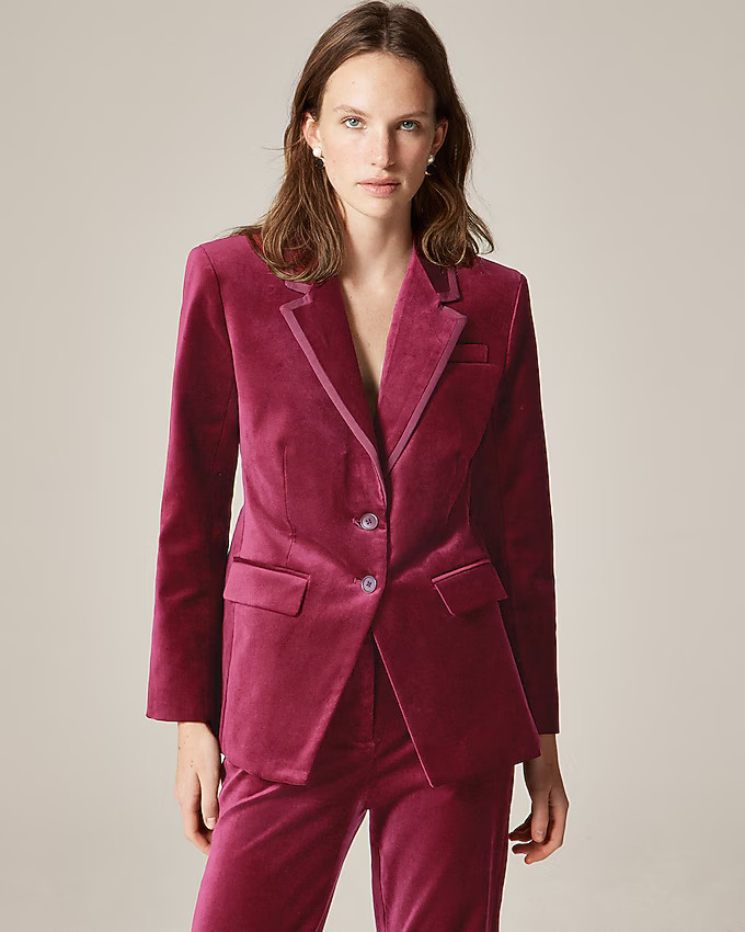 Madelyn blazer in velvet | J. Crew US