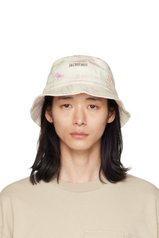Multicolor 'Le Bob Gadjo' Beach Hat | SSENSE