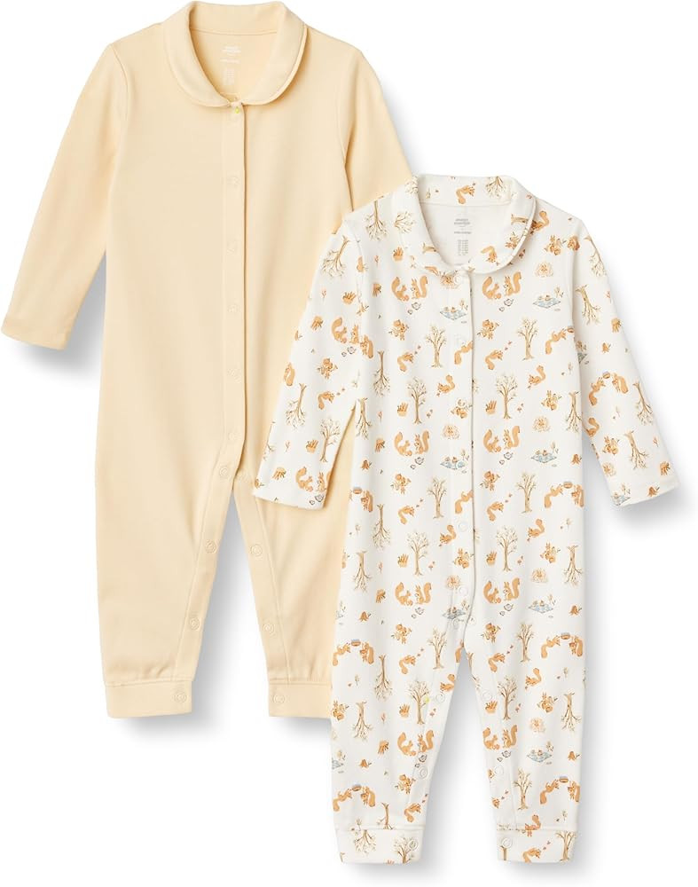 Amazon Essentials x Sofia Grainge Unisex Babies' Cotton Footless Sleepsuit | Amazon (US)
