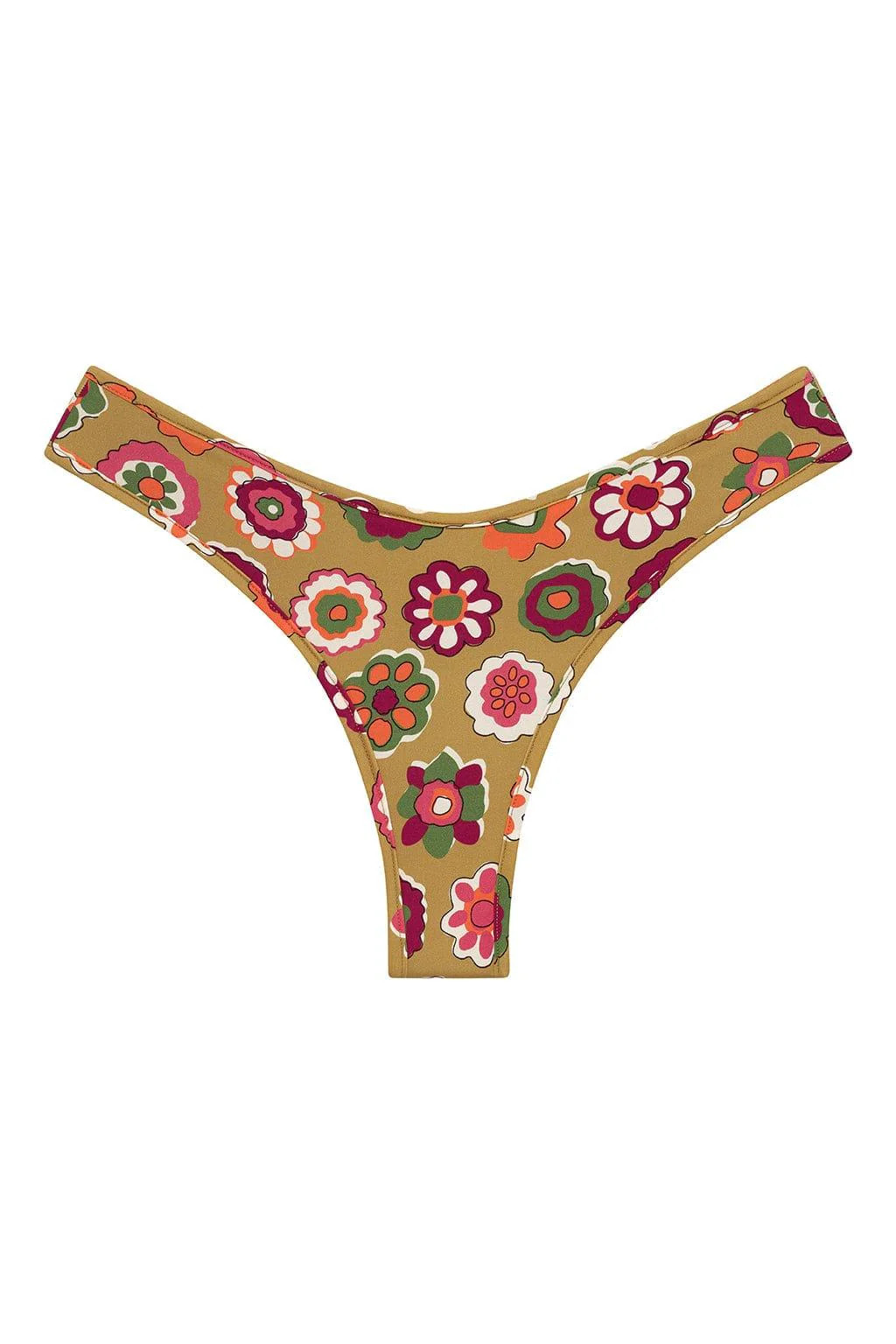 Mazzy Floral Added Coverage Lulu Bikini Bottom | Montce