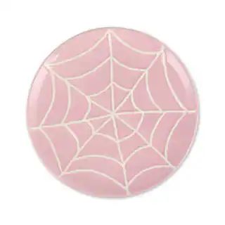 8.5" Pink Ceramic Cobweb Plate by Celebrate It™ | Michaels | Michaels Stores