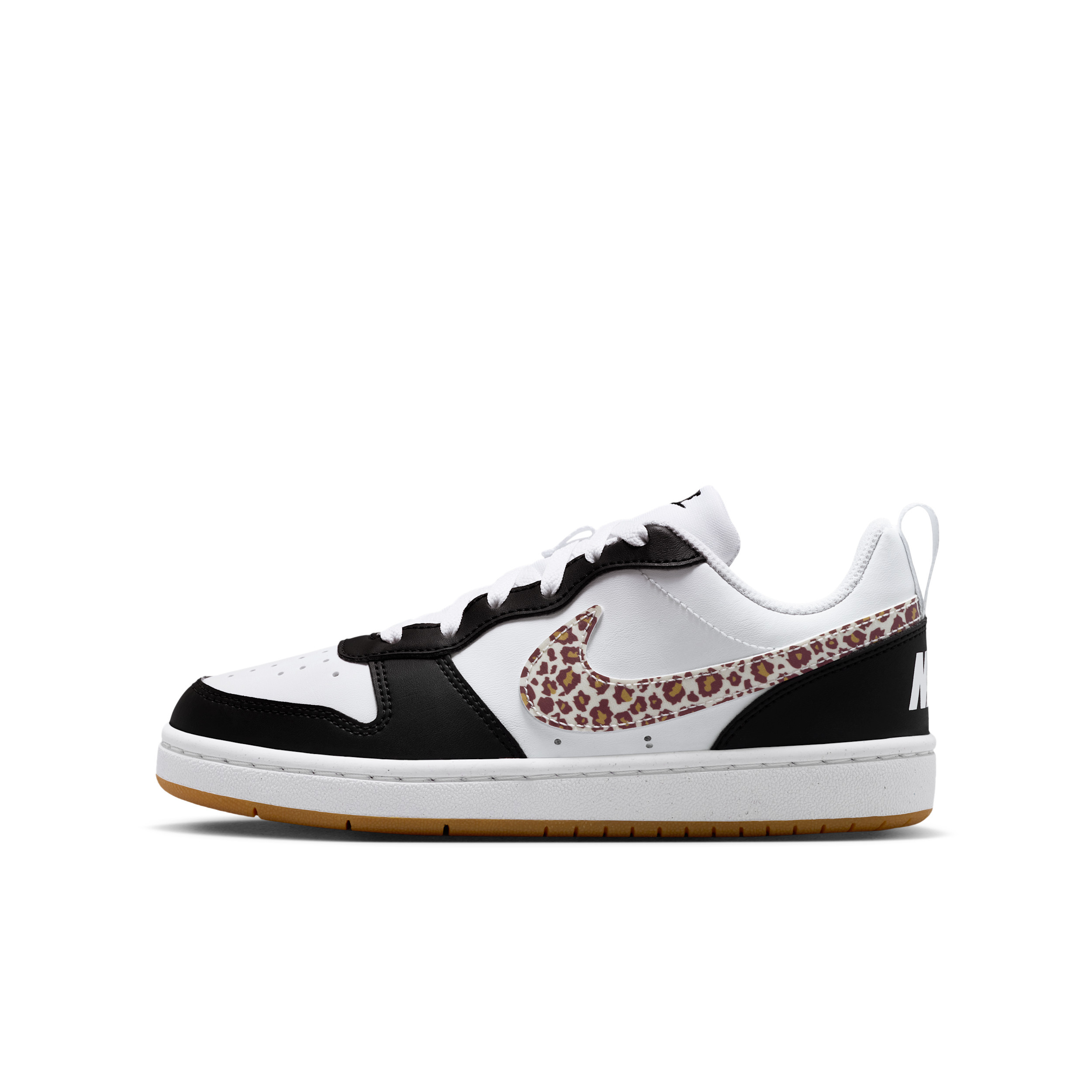 Nike Court Borough Low Big Kids' Shoes in Black | IR0566-001 | Nike (US)