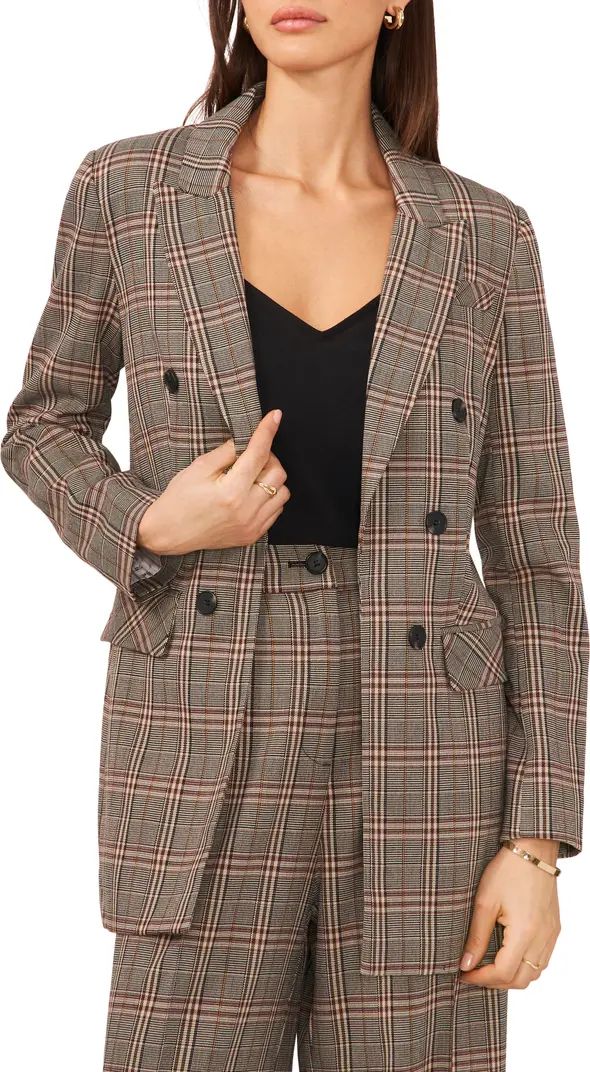 Plaid Double Breasted Blazer | Nordstrom