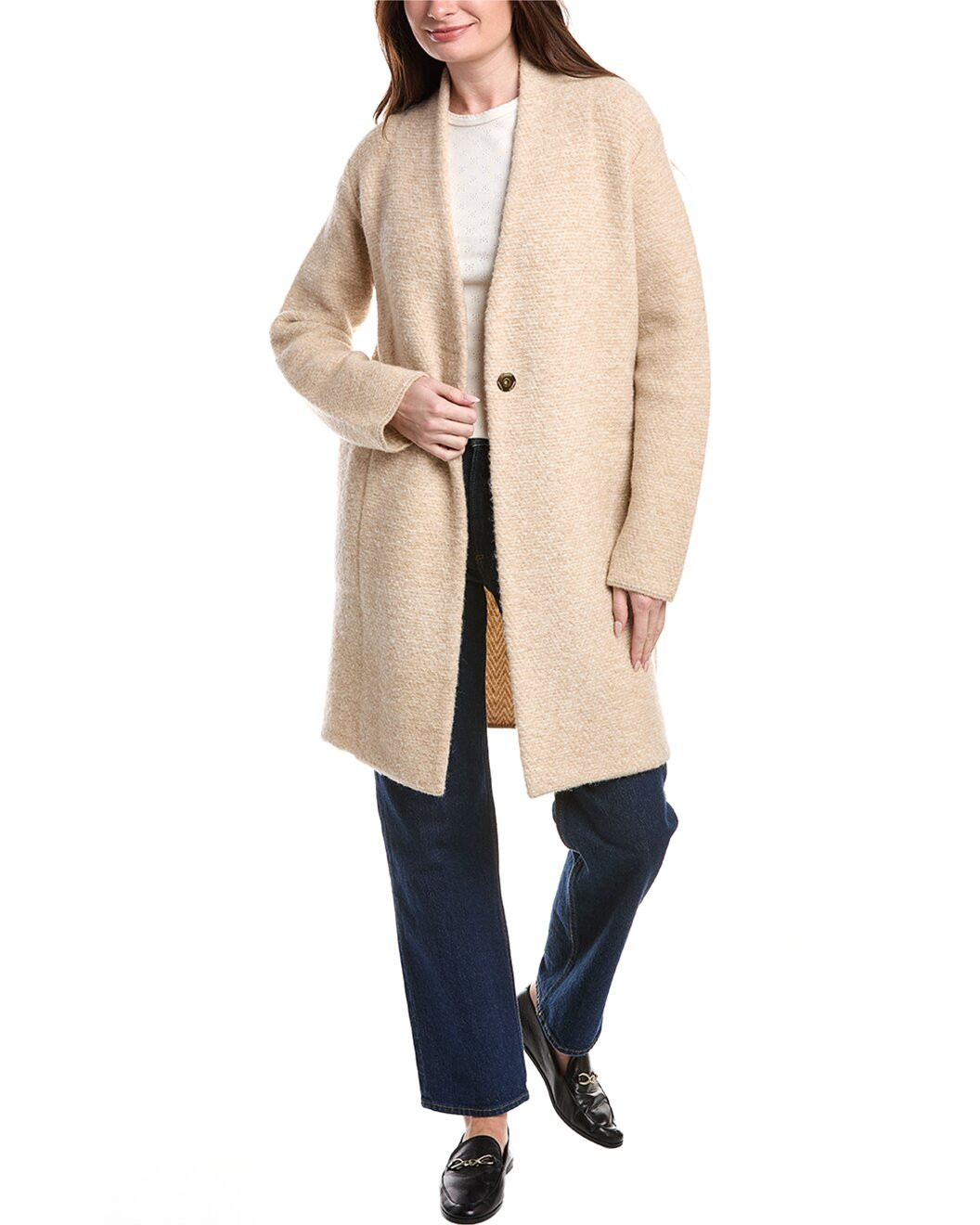 Vince Boucle Cardigan Jacket | Gilt & Gilt City