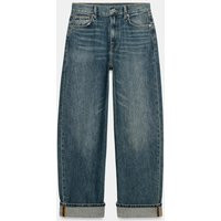 Zara - Zw Collection Mid-Rise Baggy Fit Jeans - Blue - 26 (Us 2) - Woman | Zara US