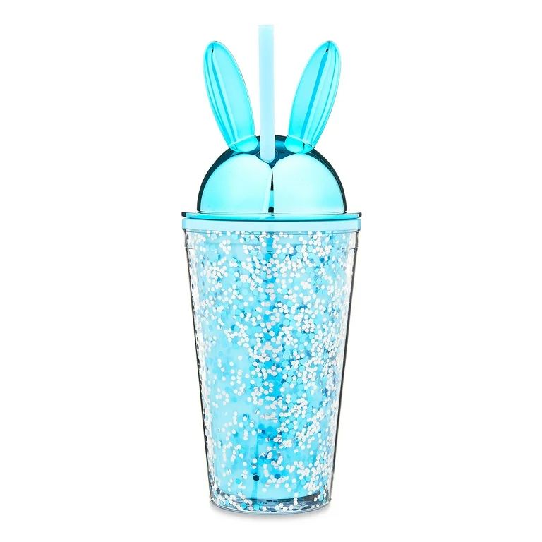 Easter Blue Double Wall Bunny Cup, by Way To Celebrate | Walmart (US)