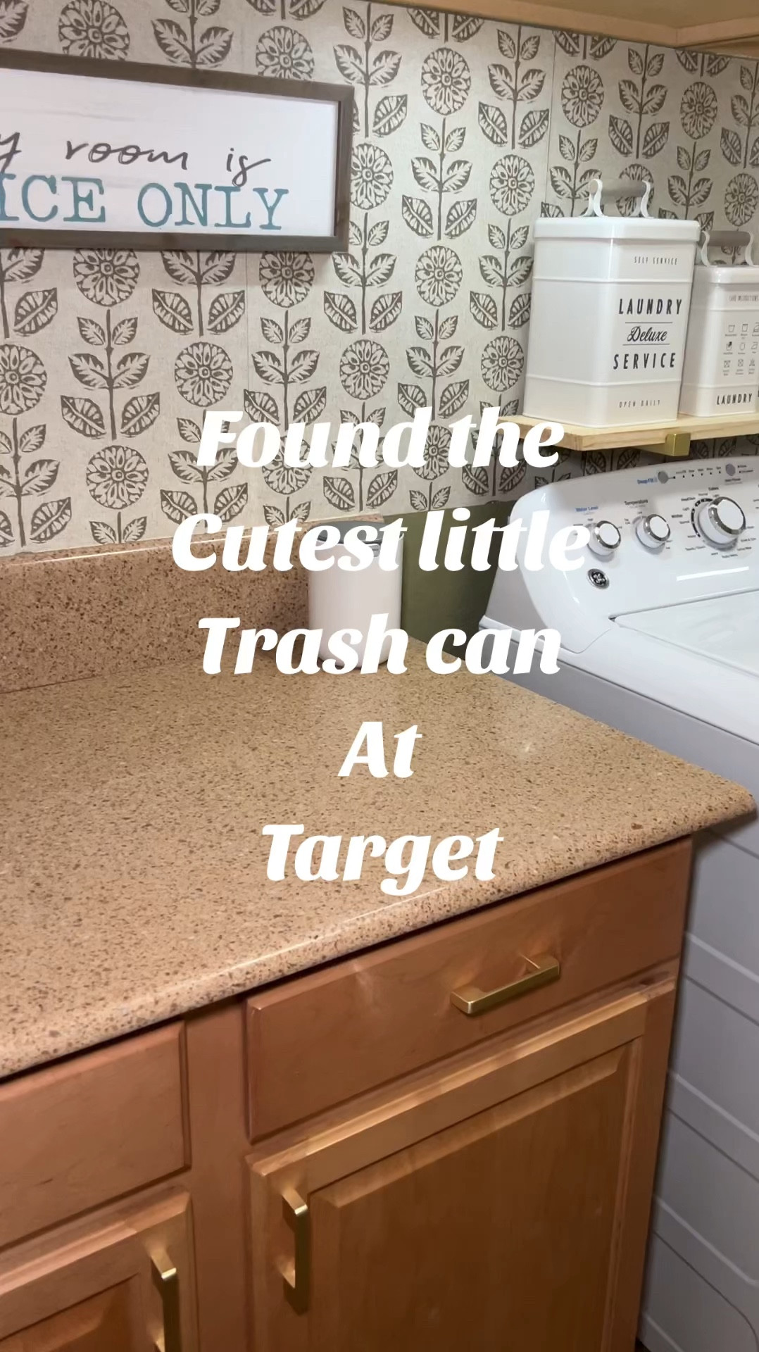 I found the cutest little trash can at Target. I’ve been wanting one for my laundry room for the dryer lint. #target #targetfind 

#LTKHome #LTKFamily