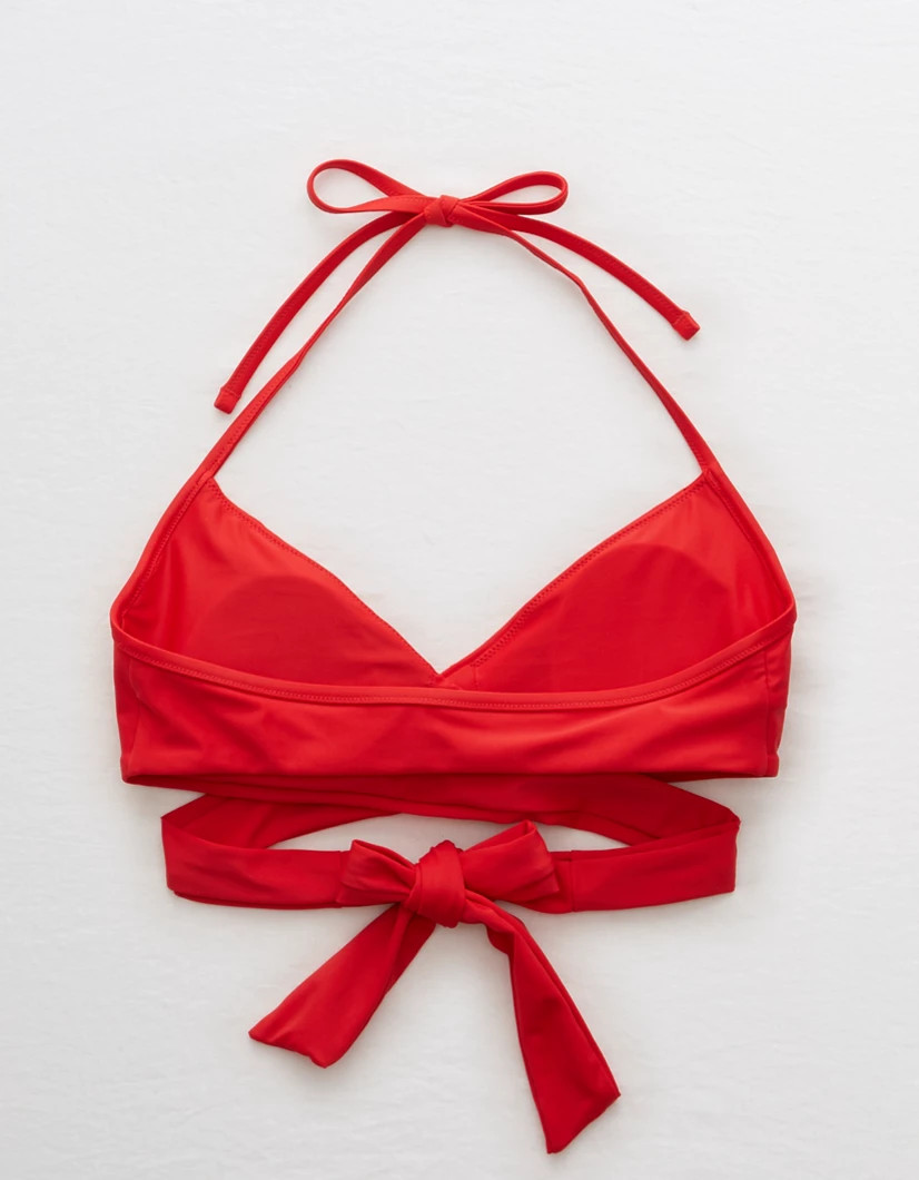 Aerie Wrap Halter Bikini Top | American Eagle Outfitters (US & CA)