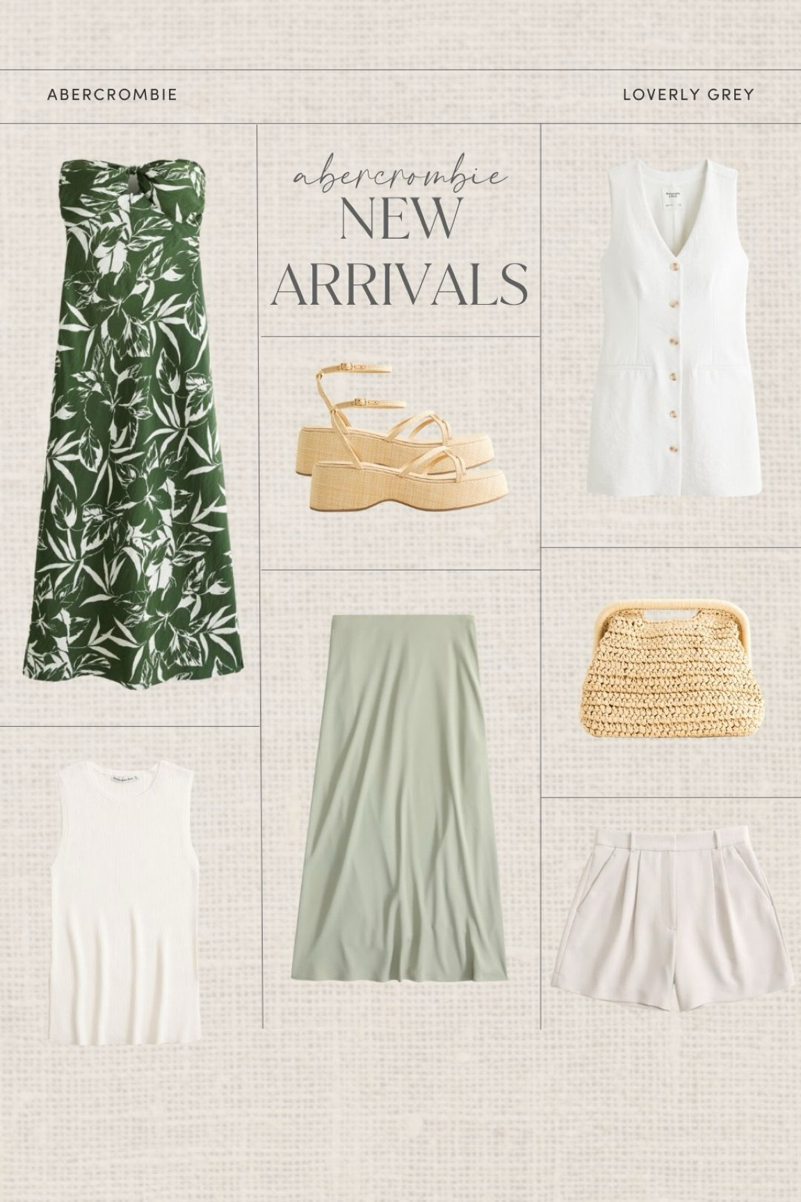 Abercrombie new arrivals. This strapless midi dress and linen mini dress are perfect for resort wear pieces. Loverly Grey, Abercrombie 

#LTKSeasonal #LTKSaleAlert #LTKStyleTip