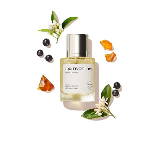 Dossier Fruits of Love - Eau de Parfum for Women - 50ml / 1.7oz - Sweet Fruity Floral Scent with Notes of Blackcurrant, Rose & Vanilla - Clean, Vegan, Long-Lasting Perfume | Amazon (US)