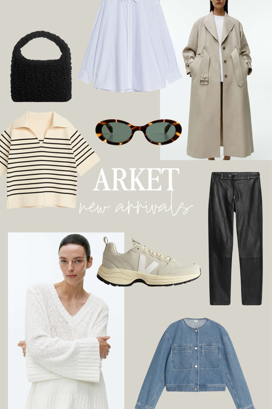 Arket new arrivals 

Spring fashion, high street, Parisian chic, Breton stripes, denim, trench coat, blue shirt

#LTKstyletip #LTKeurope #LTKSeasonal