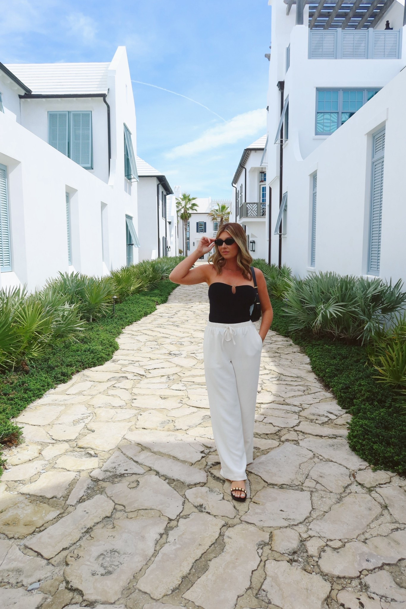 Spring vacation outfit 

Wearing a medium top and medium regular pants. These pants don’t wrinkle so they are perfect to pack for a vacay bc you can pull them directly out of a suitcase and go  

#LTKootd #LTKTravel