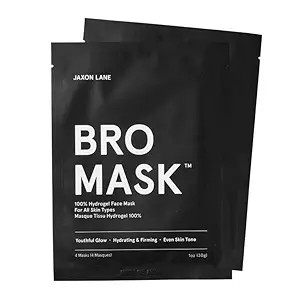 BRO MASK: Korean Face Mask for Men | 2 Pc. Hydrating Anti Aging Sheet Masks Contains Vitamin C, V... | Amazon (US)
