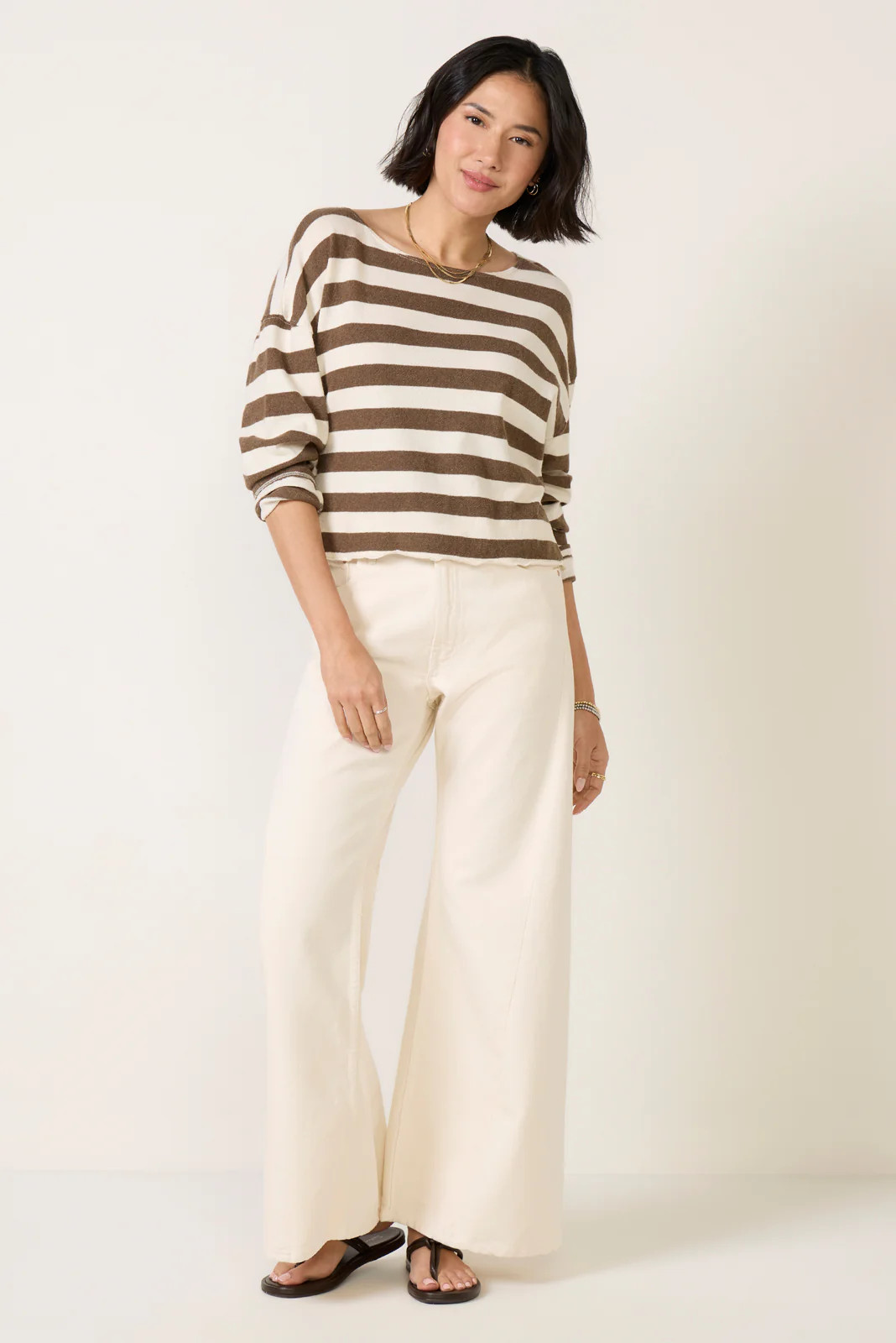 Petite Lil Lemon Twist Sneak Wide Leg Jean | Evereve