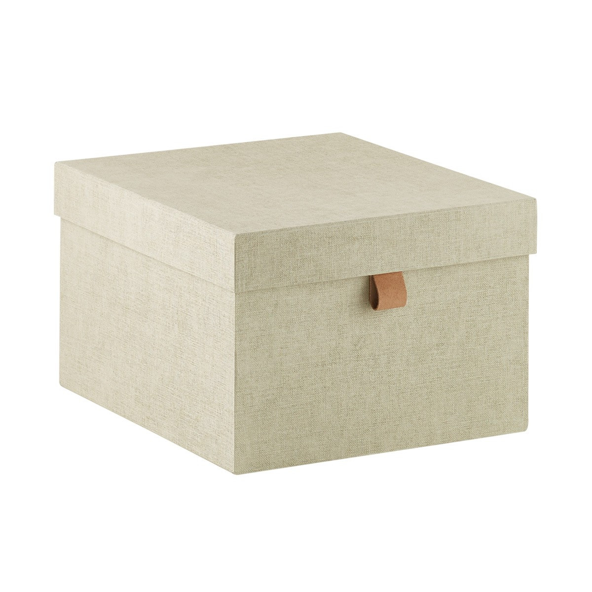 Bigso Marten Large Storage Box Linen | The Container Store