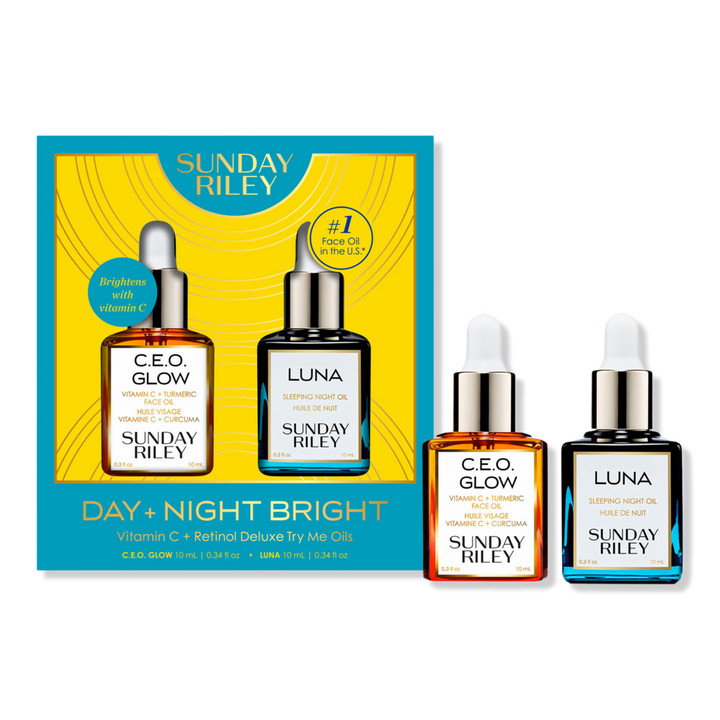 Day + Night Bright Vitamin C + Retinol Oil Duo | Ulta