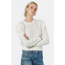 Sigourney Cotton Crew Neck Sweater | Joie