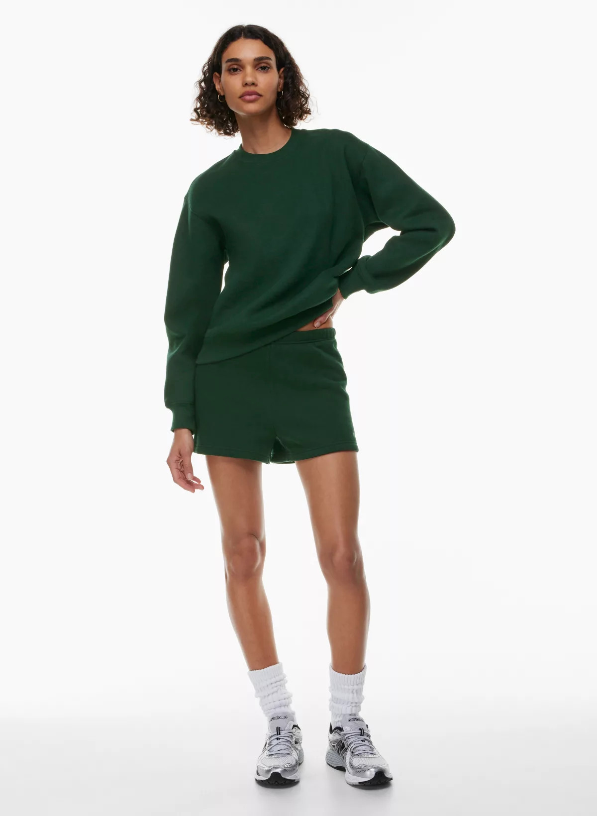 COZY FLEECE PERFECT HI-RISE MINI SHORT | Aritzia