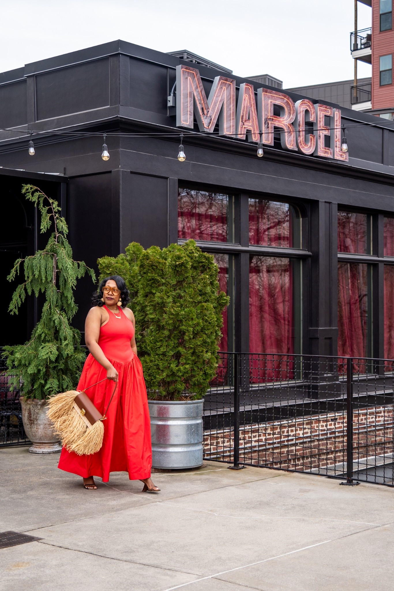 Red maxi dress
Bag: Brandon Blackwood

#LTKItBag