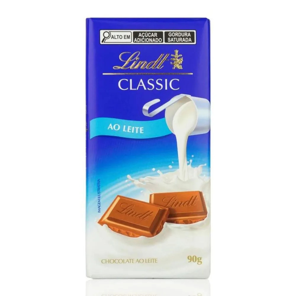 Barra de Chocolate Lindt Classic ao Leite 90g em Promoção | Ofertas na Americanas | Americanas (BR)