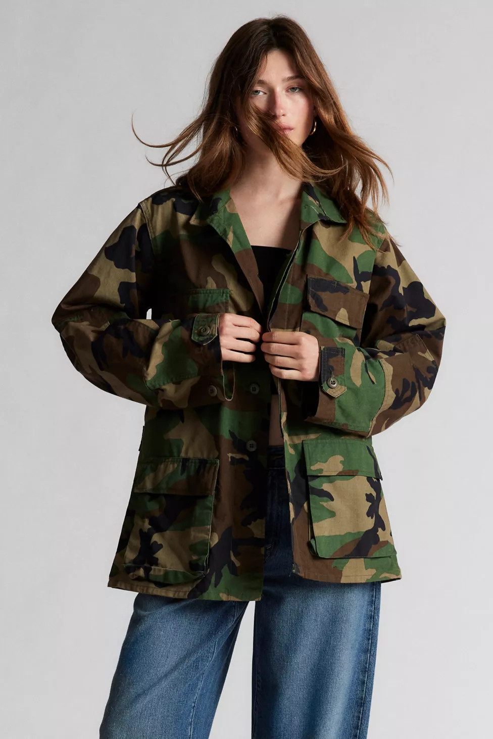 Urban Renewal Vintage Standard Camo Jacket | Urban Outfitters (US and RoW)
