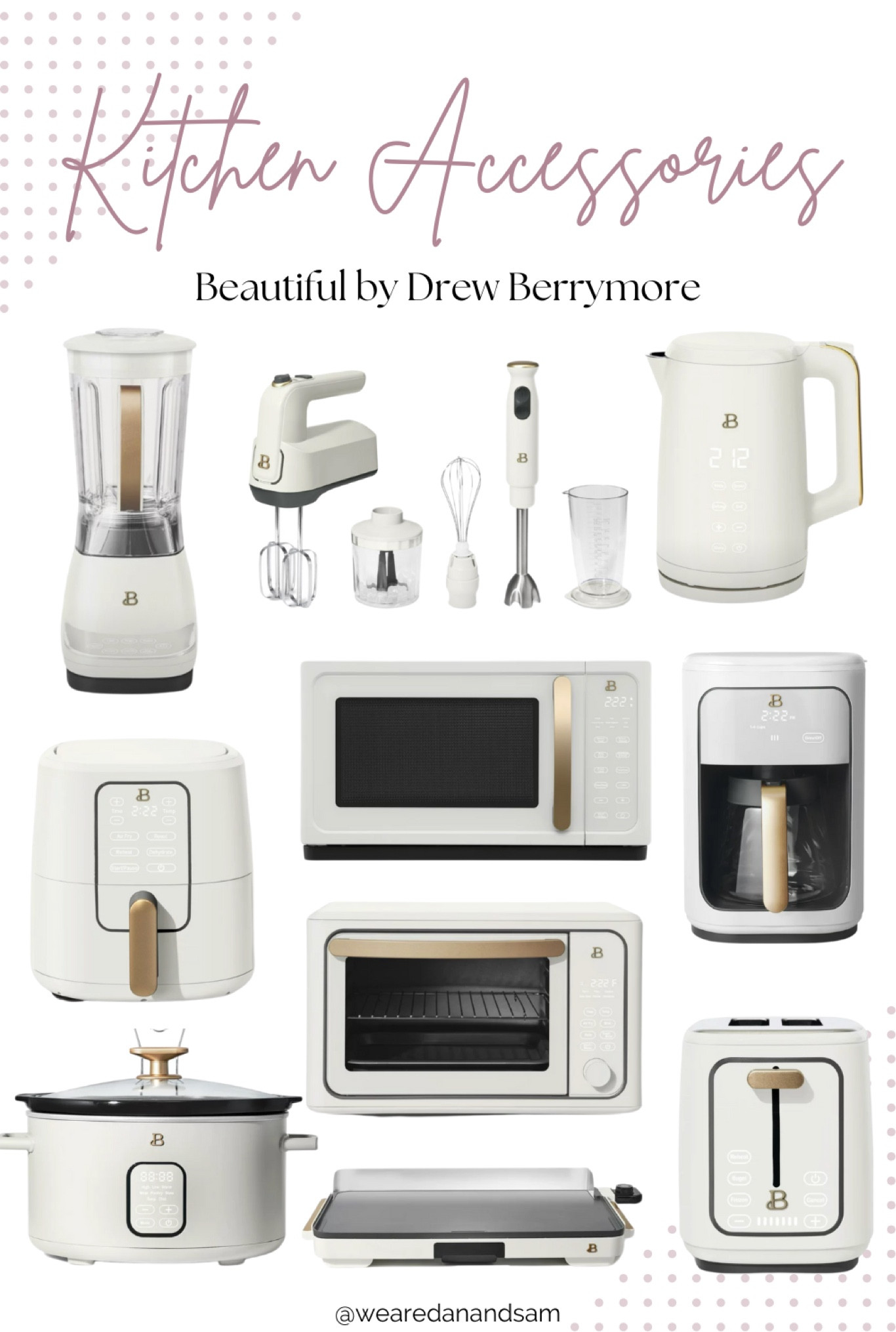 Kitchen accessories for your modern home! These small appliances from the Drew Berrymore collection are a great find for your house! 

#LTKU #LTKFind #LTKhome