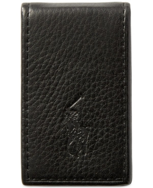 Polo Ralph Lauren Men's Wallet, Pebbled Money Clip | Macys (US)