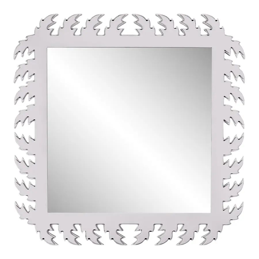 Fleur Home Audubon Square Mirror in Lite Lavender, 33x33 | Chairish