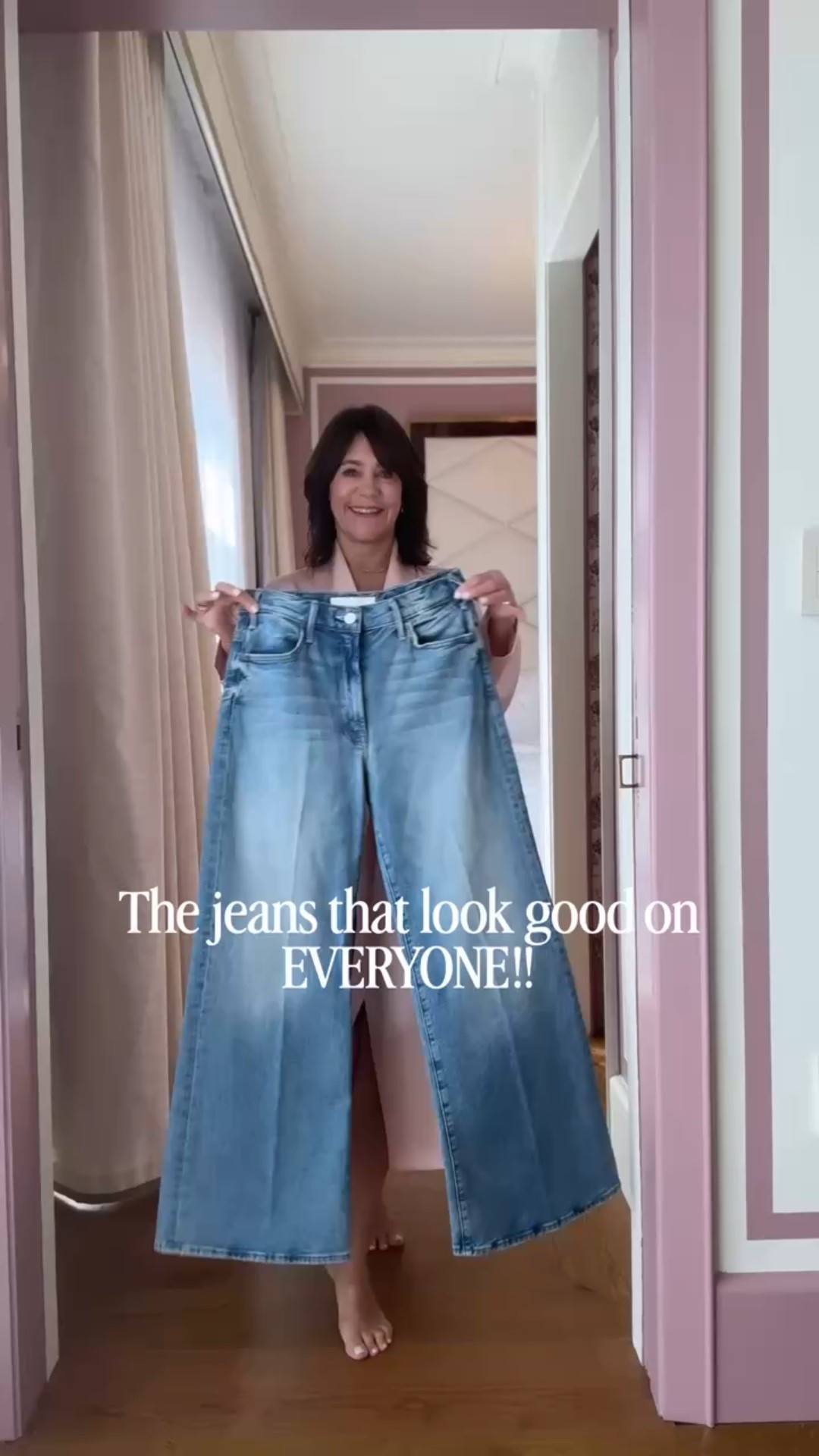 Favorite Mother jeans … they come in regular sizes and petites - I took my usual size 27p
The wash I confess always sells out - it’s perfect any time of year!

Wearing xxs in thr pink too - it runs roomy and I’m linking the matching skirt. 

#LTKootd #LTKdayinmylife #LTKNYFW