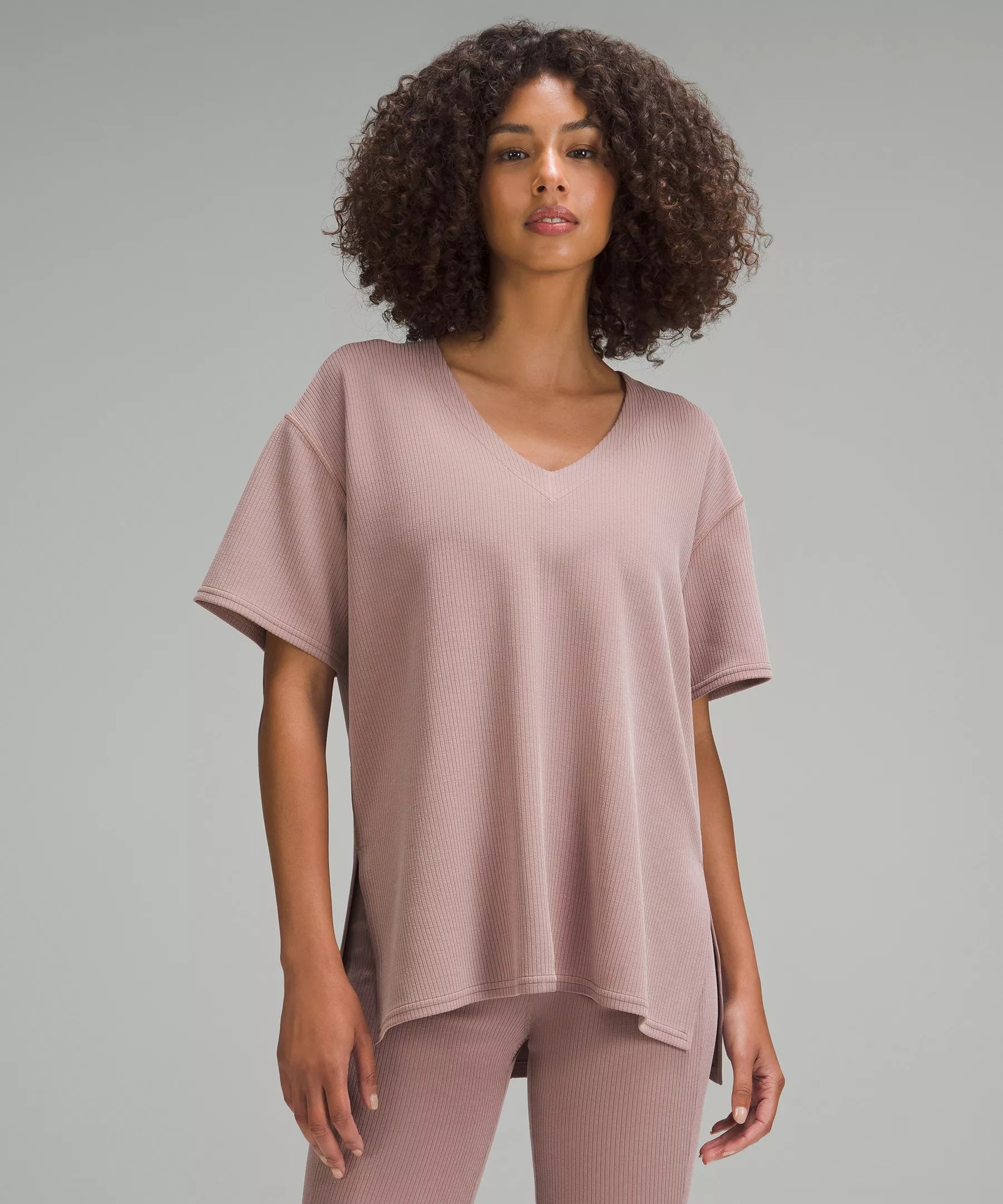 Ribbed Softstreme Relaxed-Fit T-Shirt | Lululemon (US)
