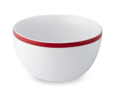Brasserie Red-Banded Porcelain Cereal Bowls, Set of 4 | Williams-Sonoma