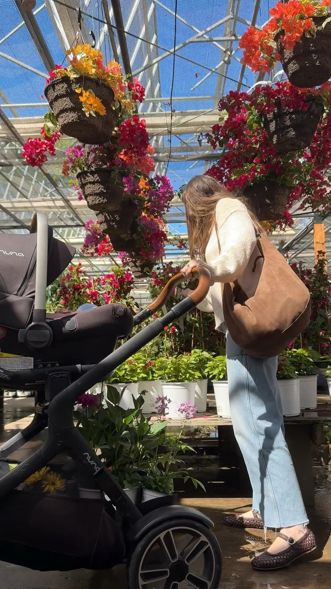 wearing a medium in pullover and barrel jeans run a little big could size down! Flats are tts 

#LTKootd #LTKmomlife