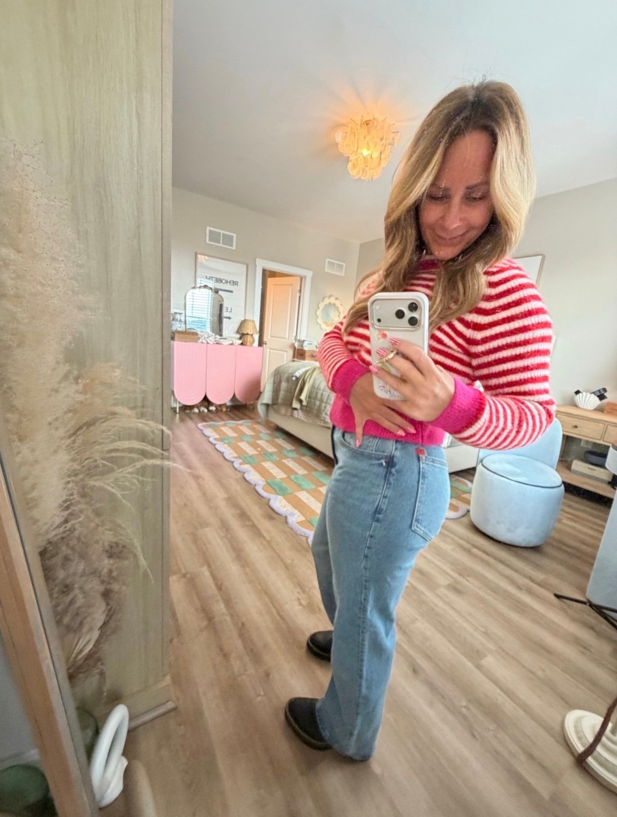 womens denim, cozy sweater, trendy outfit, casual outfit, relaxed blue jeans, black boots, petite friendly 

#LTKootd #LTKSeasonal #LTKPetite