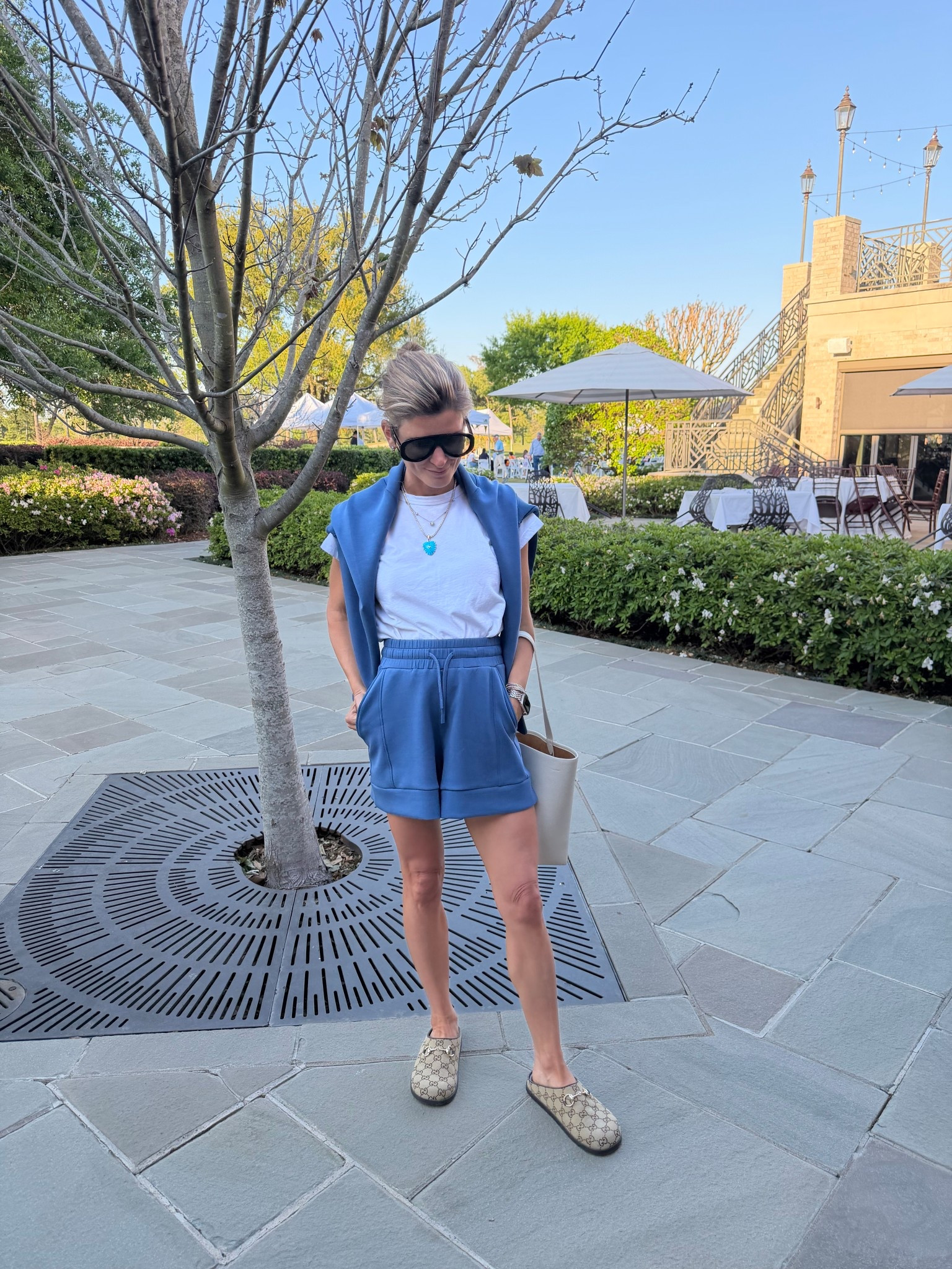 Varley blue set! Wearing xxs 