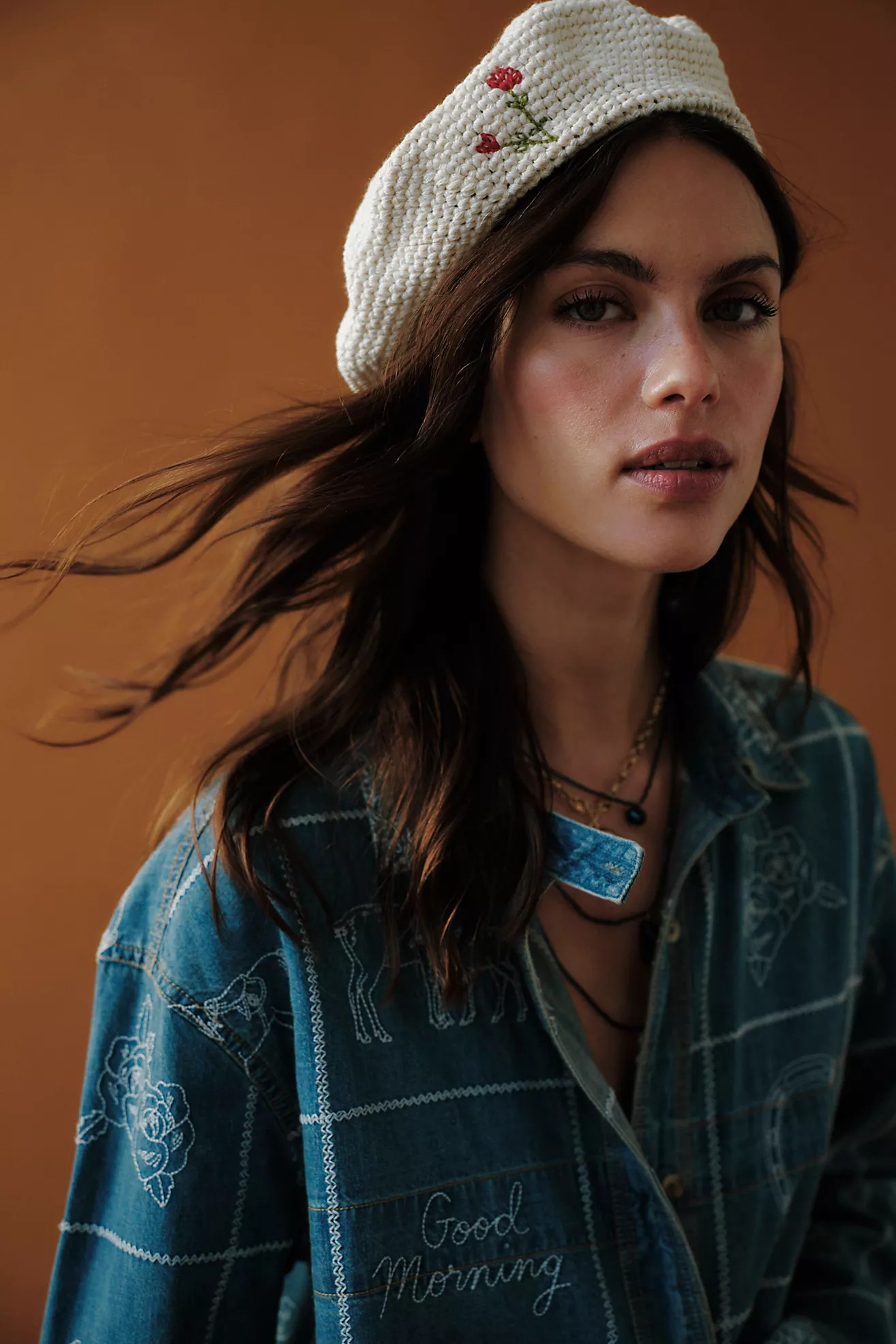 Evermore Crochet Beret | Free People (Global - UK&FR Excluded)
