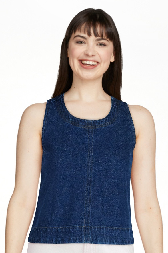 Free Assembly Women's Sleeveless Cropped Top, Sizes XS-XXL | Walmart (US)