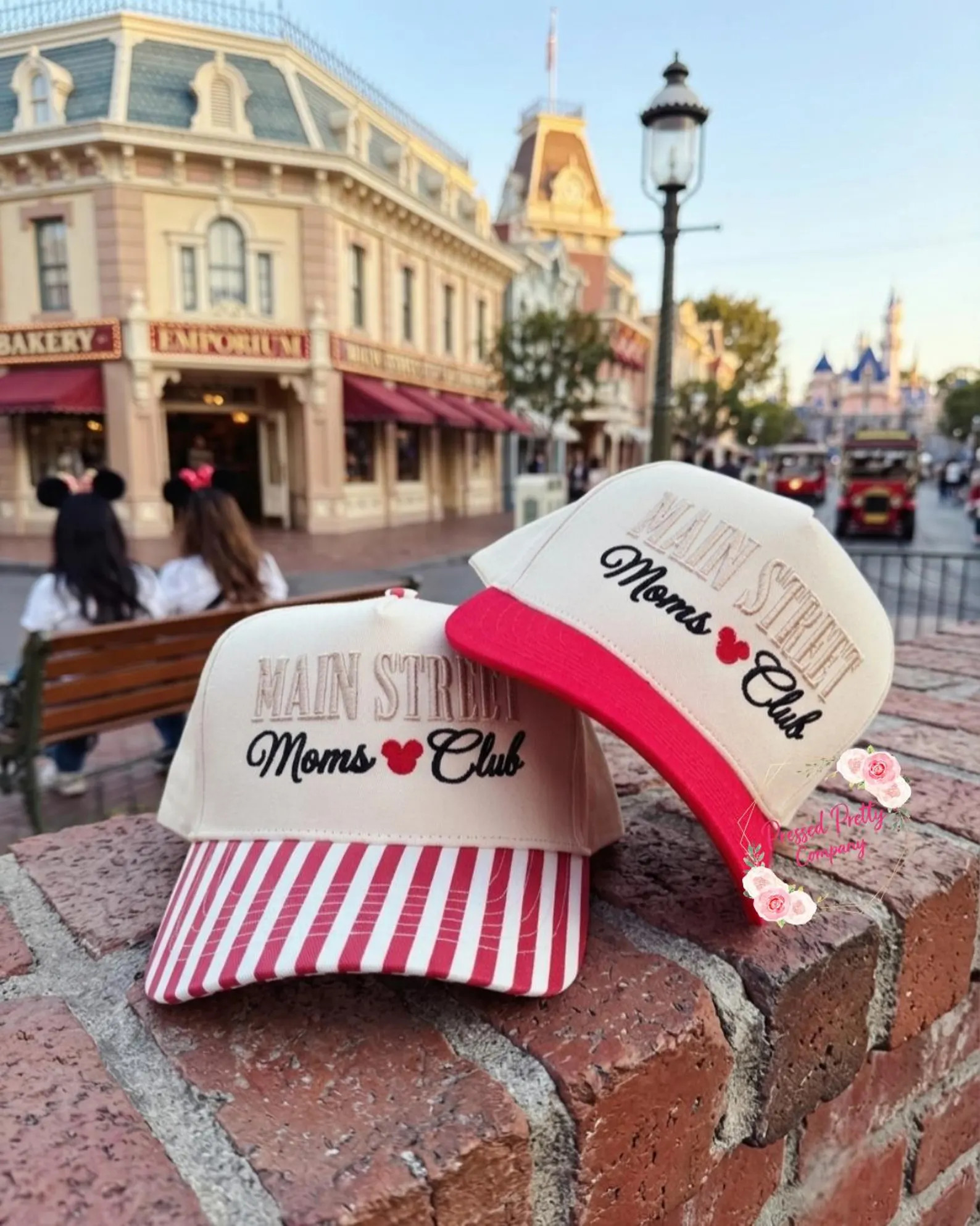 Main Street Moms Club Hat, Disney Mom Trucker Hat, Main Street Inspired Hat, Mom Vacation Hat, Em... | Etsy (Global)