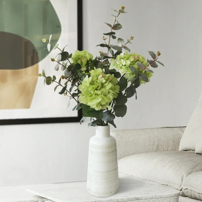 41-inch Artificial Silk Grey Green Eucalyptus Long Stem, for Indoor Use, by Mainstays | Walmart (US)