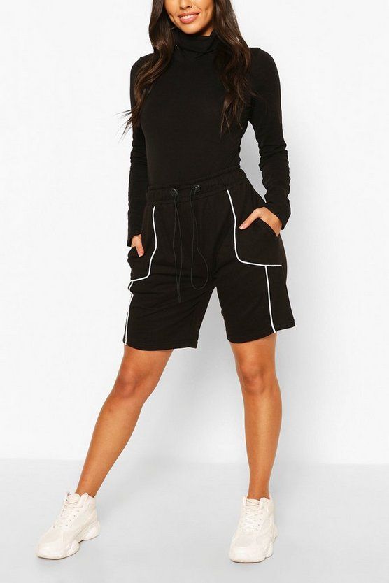 Long Sleeve Polo Neck Body Top | Boohoo.com (US & CA)