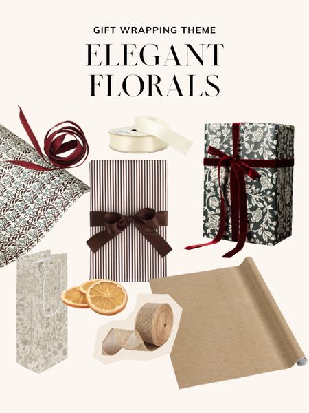 Gift wrapping theme: elegant florals ✨ holiday gift wrapping, holiday gift, holiday gifts, holiday gifting, holiday gift wrap themes, aesthetic gift wrapping, aesthetic holiday gift wrap, holiday gift wrap idea, Christmas gift wrapping ideas, Christmas wrapping, Christmas gift wrap, holiday wrap, holiday wrapping, Christmas wrapping paper, Christmas gift bags, xmas wrapping

#LTKGiftGuide #LTKSeasonal #LTKHoliday